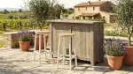 Tabouret de Bar Extérieur : L'Élégance en Hauteur