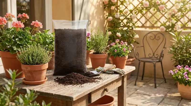 Choisir le terreau idéal pour votre terrasse