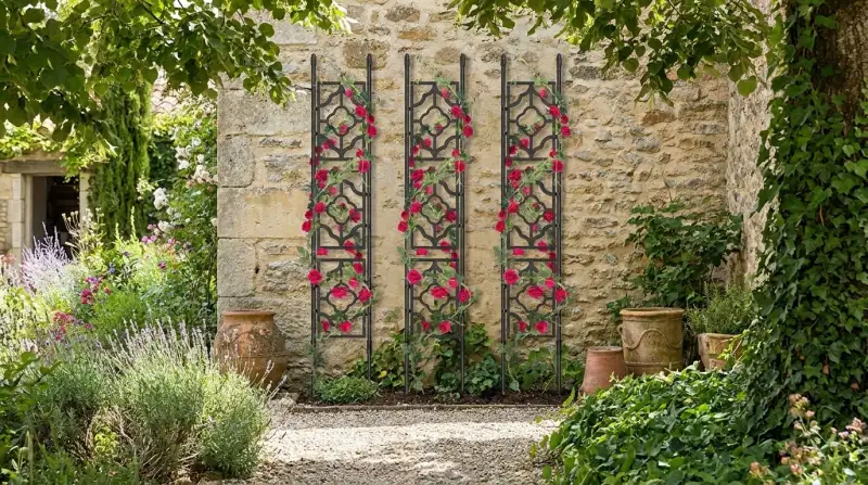 Le Treillis : Élégance Verticale pour la Terrasse
