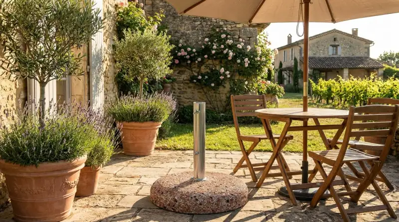 Stabilité Optimale pour Votre Parasol