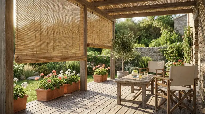 Store en Bambou : Ombre et Style Naturel
