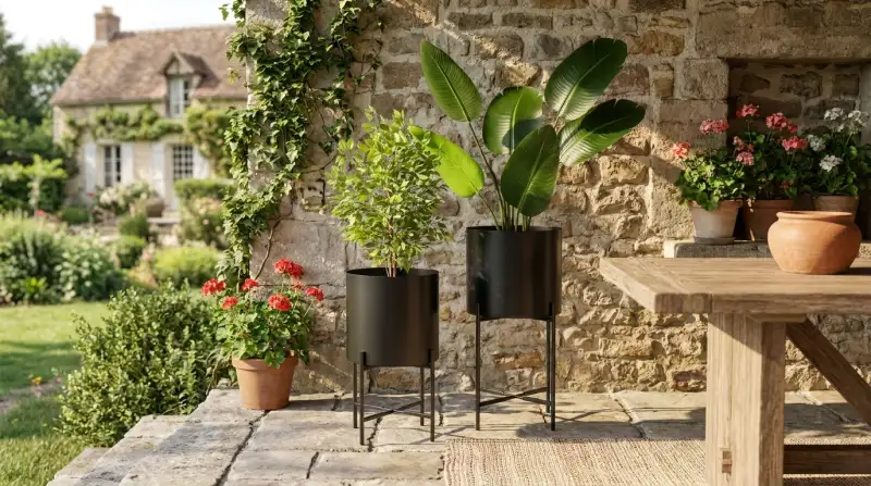 Supports pour pots : Sublimez votre extérieur